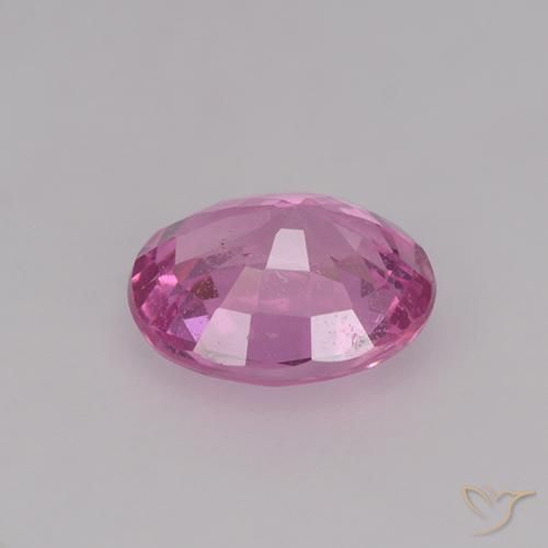 Zaffiro Rosa porpora reale naturale da 0.78 ct, Ovale, VS