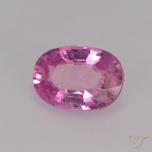 Zaffiro Rosa medio naturale da 0.73 ct, Ovale, VS