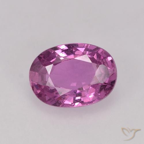 0.86ct Naturale Rosa violetto Zaffiro, Ovale, VS