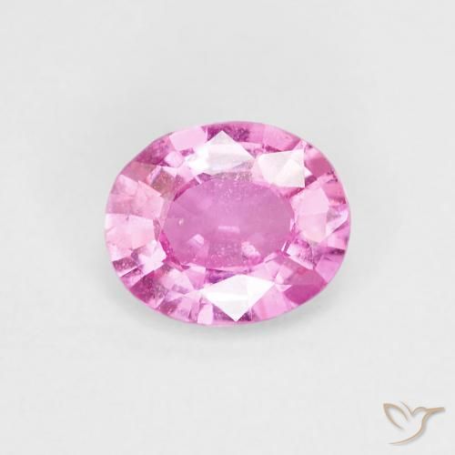 Zaffiro Rosa hot naturale da 0.68 ct, Ovale, VS