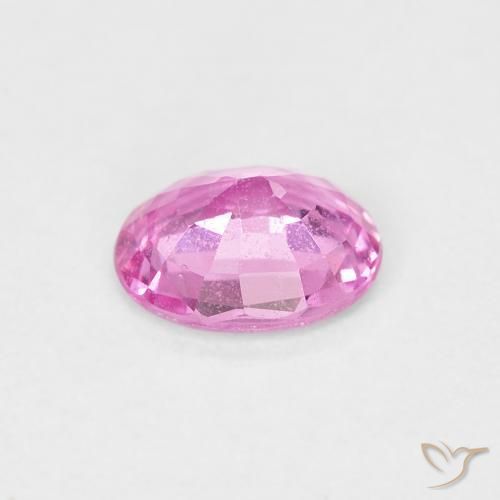 Zaffiro Rosa hot naturale da 0.68 ct, Ovale, VS