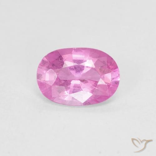 Zaffiro Rosa hot naturale da 0.79 ct, Ovale, VS