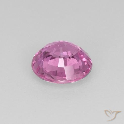 Zaffiro Viola medio naturale da 0.48 ct, Rotondo, VVS-VS
