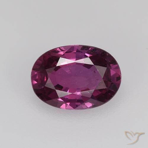 0.73ct Naturale Viola scuro Zaffiro, Ovale, VVS-VS