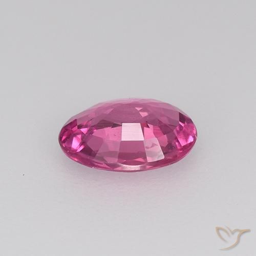 Zaffiro Viola medio naturale da 0.60 ct, Ovale, VVS-VS