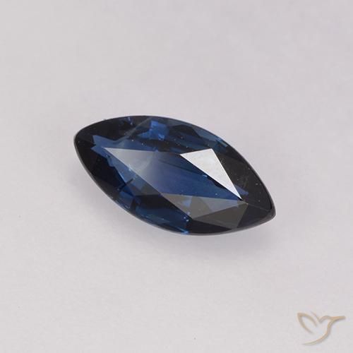 Zaffiro Azzurro crepuscolare naturale da 0.71 ct, Taglio marquise, VS