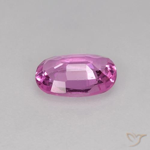 Zaffiro Rosa medio naturale da 0.71 ct, Ovale, VVS-VS