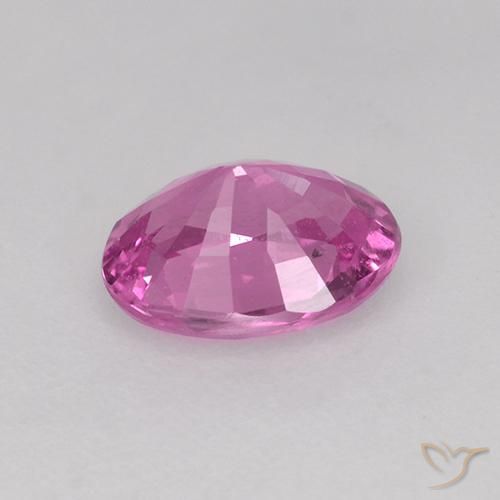 Zaffiro Viola medio naturale da 0.69 ct, Ovale, VVS-VS