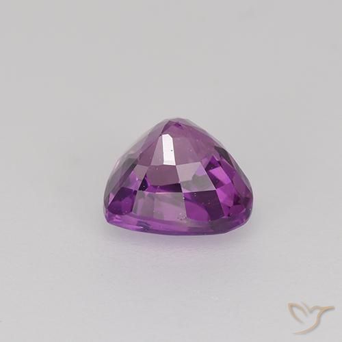 Zaffiro Viola violetto naturale da 0.89 ct, Forma a pera, VVS-VS