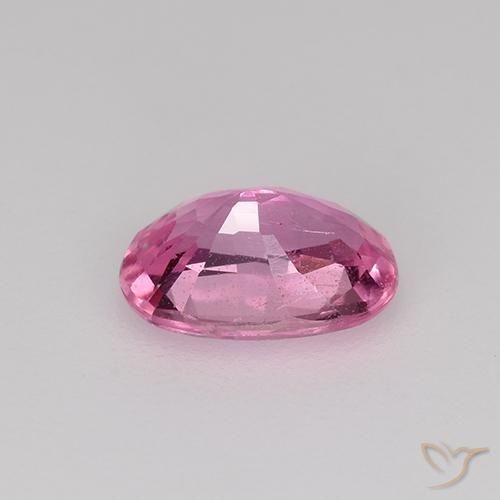 Zaffiro Rosa intenso naturale da 0.76 ct, Ovale, VS