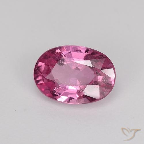 Zaffiro Rosa medio naturale da 0.77 ct, Ovale, VS