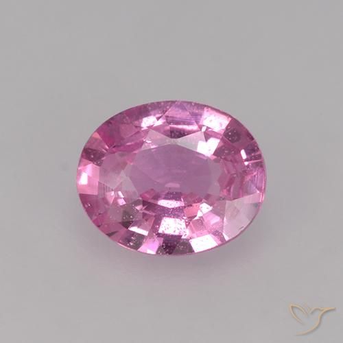 0.66ct Naturale Rosa medio Zaffiro, Ovale, VVS-VS