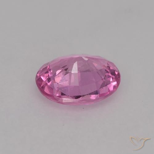 Zaffiro Rosa medio naturale da 0.66 ct, Ovale, VVS-VS