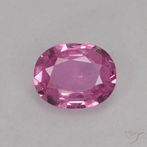 0.73ct Naturale Rosa medio Zaffiro, Ovale, VVS-VS