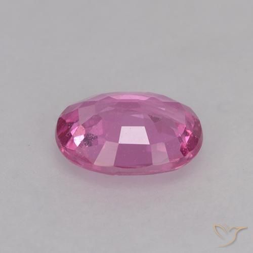Zaffiro Rosa medio naturale da 0.73 ct, Ovale, VVS-VS