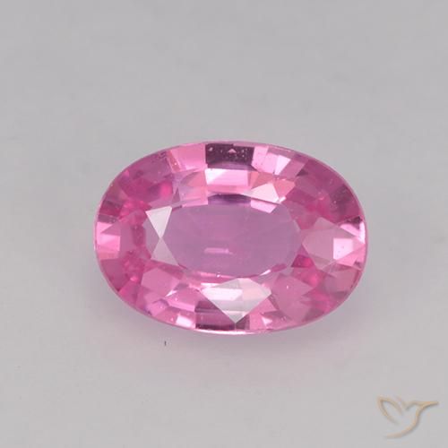 0.68ct Naturale Rosa scuro Zaffiro, Ovale, VVS-VS
