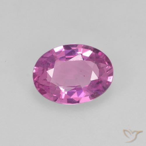 0.68ct Naturale Viola intenso Zaffiro, Ovale, VVS-VS