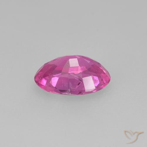 Zaffiro Rosa medio naturale da 0.48 ct, Ovale, VS