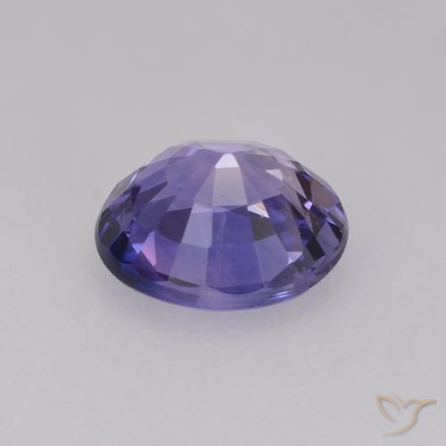 Zaffiro Melanzane Viola naturale da 0.76 ct, Ovale, VS