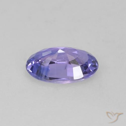 Zaffiro Viola Chiaro Medio naturale da 0.62 ct, Ovale, VS