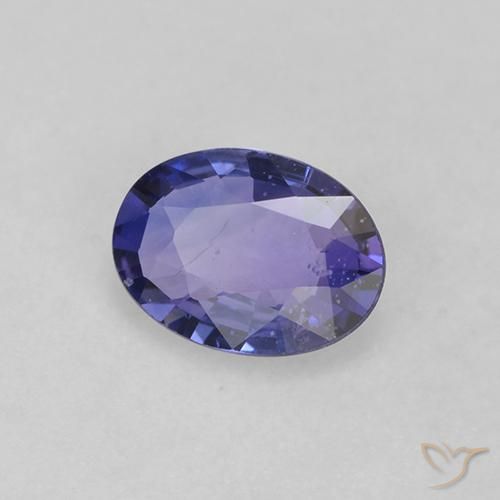 Zaffiro Viola Blu naturale da 0.57 ct, Ovale, VS