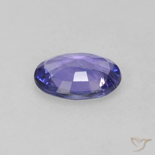 Zaffiro Viola Blu naturale da 0.57 ct, Ovale, VS