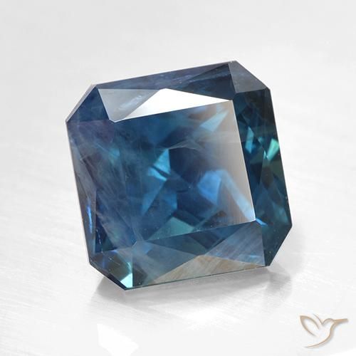 Zaffiro Blu navy naturale da 2.64 ct, Ottagonale / Taglio smeraldo, VS