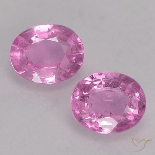 0.72ctw Naturale Viola medio Zaffiro, Ovale, VS