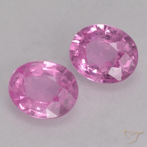 Gemme di Zaffiro Viola medio naturale da 0.72 ct, Ovale, VS