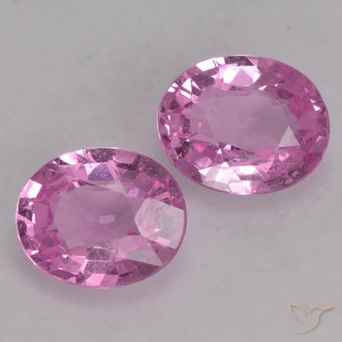 Gemme di Zaffiro Viola medio naturale da 0.80 ct, Ovale, VS