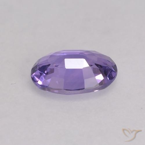 Zaffiro Viola medio naturale da 0.53 ct, Ovale, VS