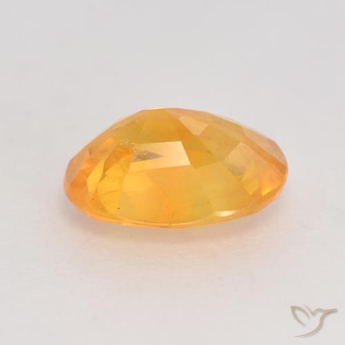 Zaffiro Arancio Medio naturale da 1.51 ct, Ovale, VS-SI
