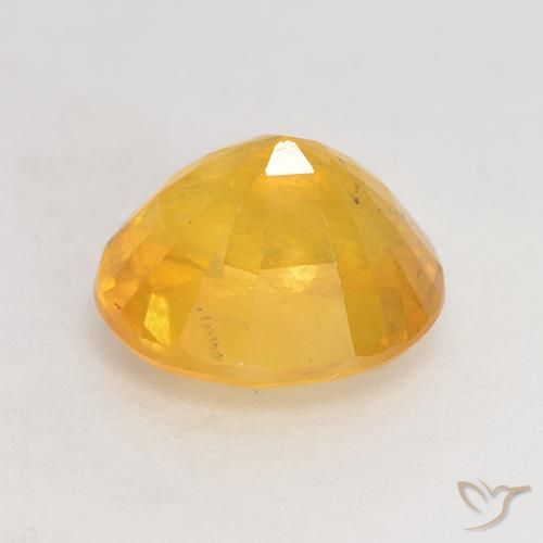 Zaffiro Arancio dorato naturale da 1.75 ct, Ovale, SI