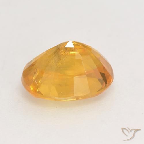 Zaffiro Arancio Medio naturale da 2.02 ct, Ovale, VS-SI