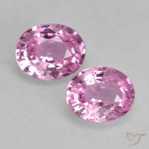 0.81ctw Naturale Rosa medio Zaffiro, Ovale, VVS-VS