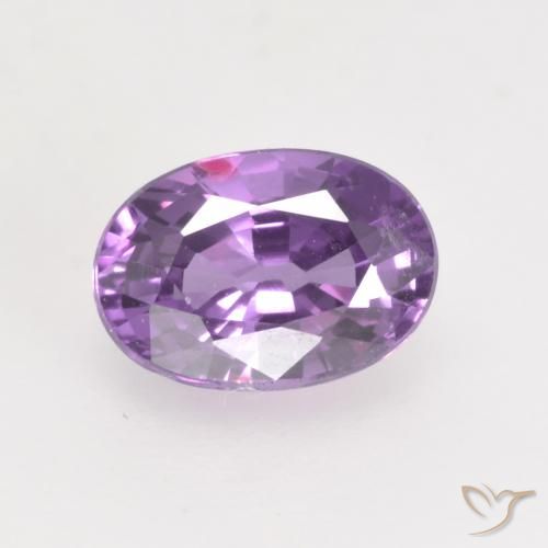 0.81ct Naturale violaceo Zaffiro, Ovale, VVS-VS