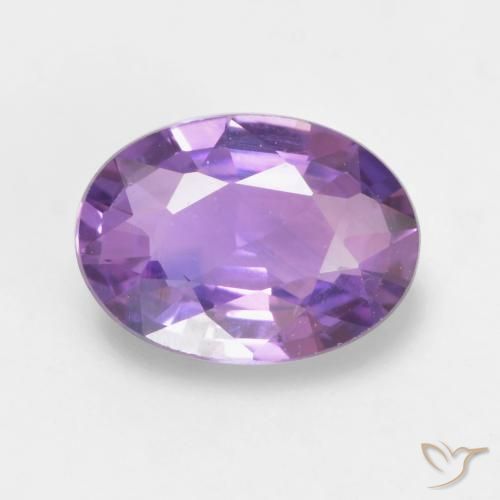 0.58ct Naturale Viola rosa medio Zaffiro, Ovale, VVS-VS