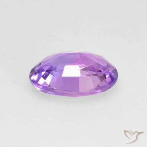 Zaffiro Viola chiaro naturale da 0.64 ct, Ovale, VVS-VS