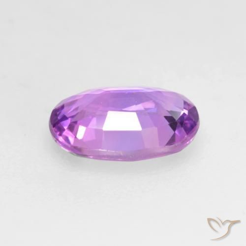 Zaffiro Viola violetto naturale da 0.64 ct, Ovale, VVS-VS