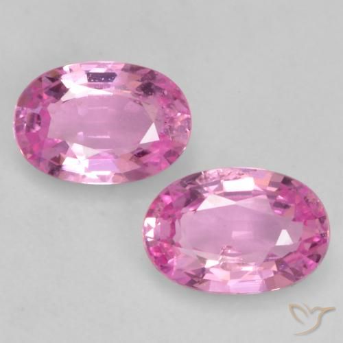 1.16ctw Naturale Viola-Rosa Zaffiro, Ovale, VS