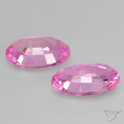 Gemme di Zaffiro Viola-Rosa naturale da 1.16 ct, Ovale, VS