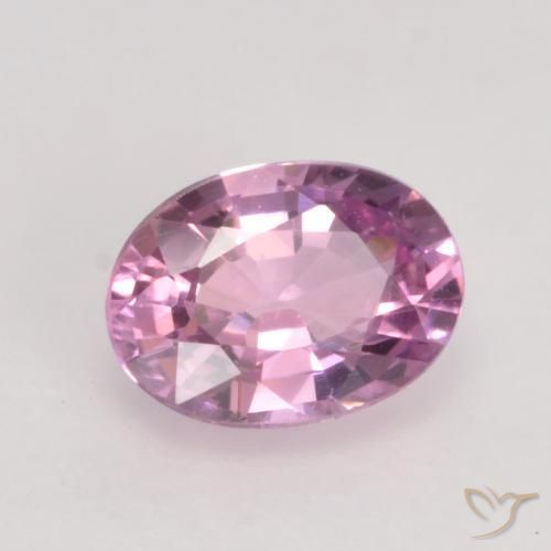 Zaffiro Rosa Molto Chiaro naturale da 0.61 ct, Ovale, VVS-VS