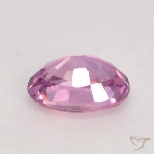 Zaffiro Rosa Molto Chiaro naturale da 0.61 ct, Ovale, VVS-VS
