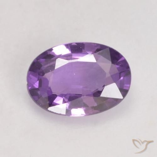 0.48ct Naturale Iris Violetta Zaffiro, Ovale, VS