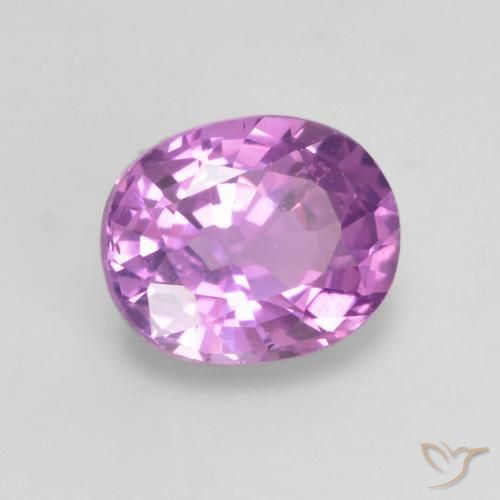 Zaffiro Viola intenso naturale da 0.59 ct, Ovale, VS