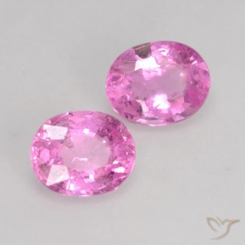 Gemme di Zaffiro Viola intenso naturale da 0.98 ct, Ovale, VS