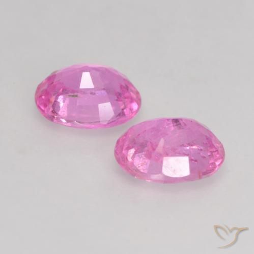 Gemme di Zaffiro Viola intenso naturale da 0.98 ct, Ovale, VS
