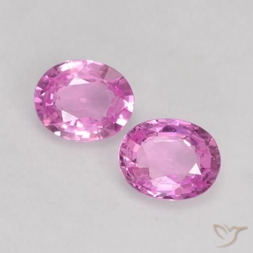 0.68ctw Naturale Viola intenso Zaffiro, Ovale, VVS-VS