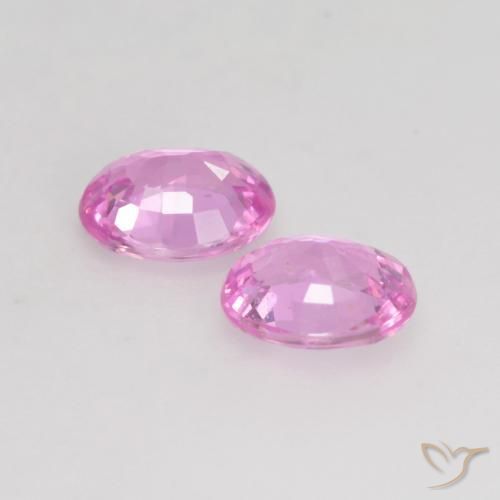 Gemme di Zaffiro Viola medio naturale da 0.71 ct, Ovale, VS