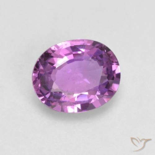 Zaffiro Viola violetto naturale da 0.57 ct, Ovale, VS